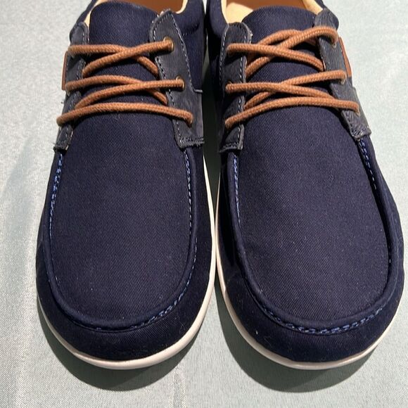 Revitalign Orthotic Shoes Brewster Canvas‎ Blue Waco Spenco size 12.5EE B37 main image 7